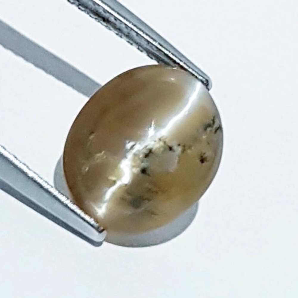 3.44 ct Exclusive Gem Oval Cut Natural Opal Cat's Eye